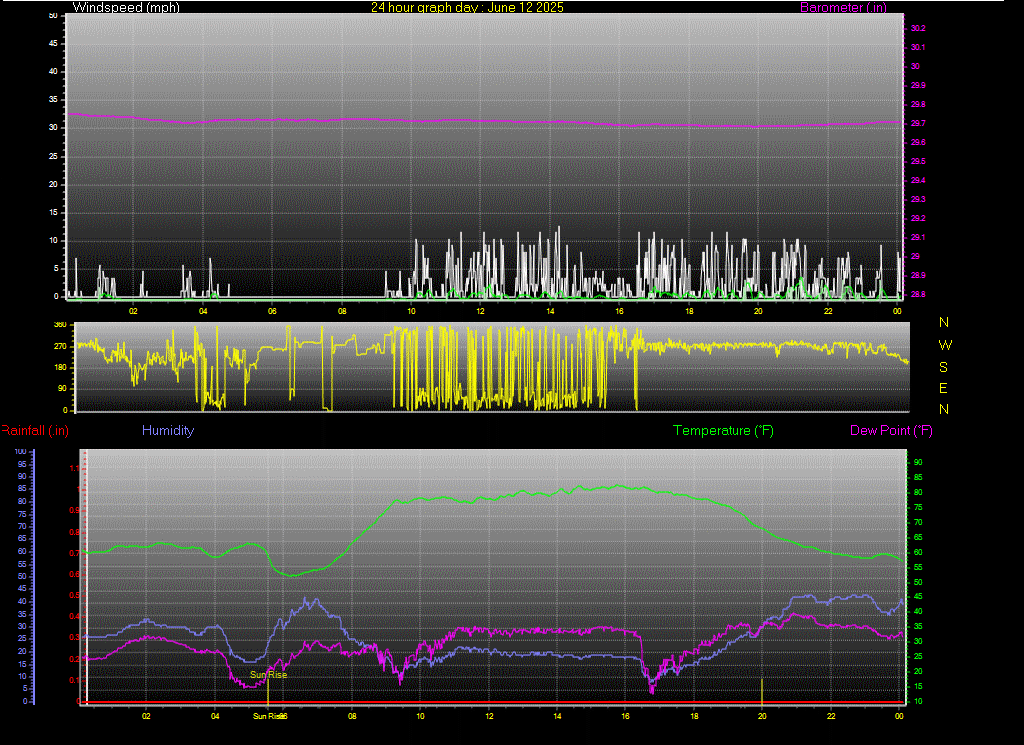 24 Hour Graph for Day 12