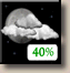 Tonight: Mostly Cloudy then Slight Chance Rain Showers